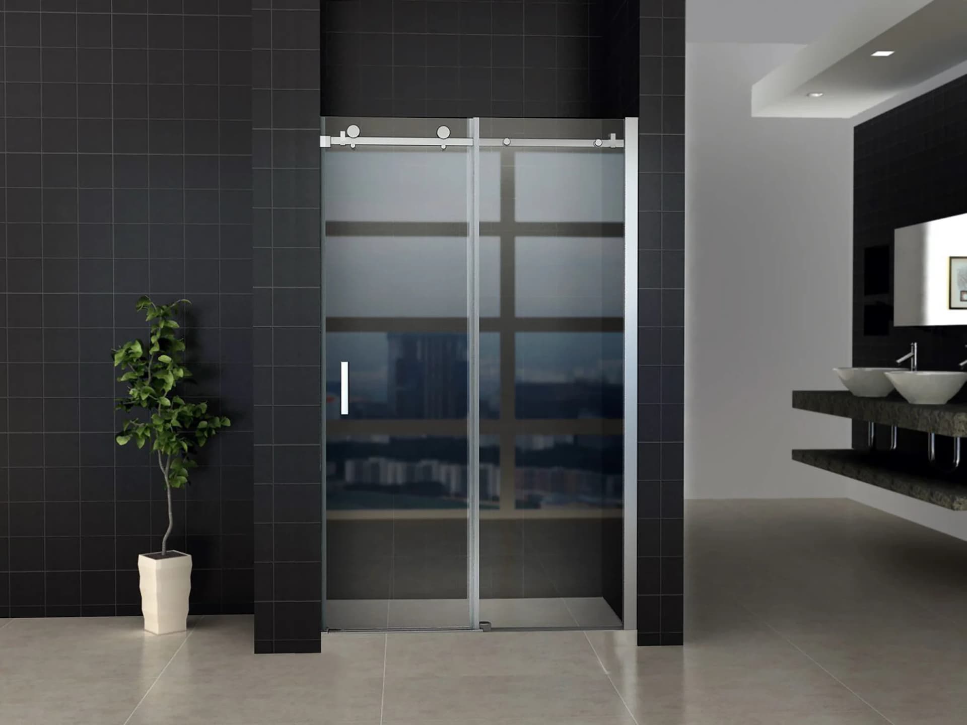 Stilvolle Badezimmer mit Glasduschen Krefeld von Glasbau West