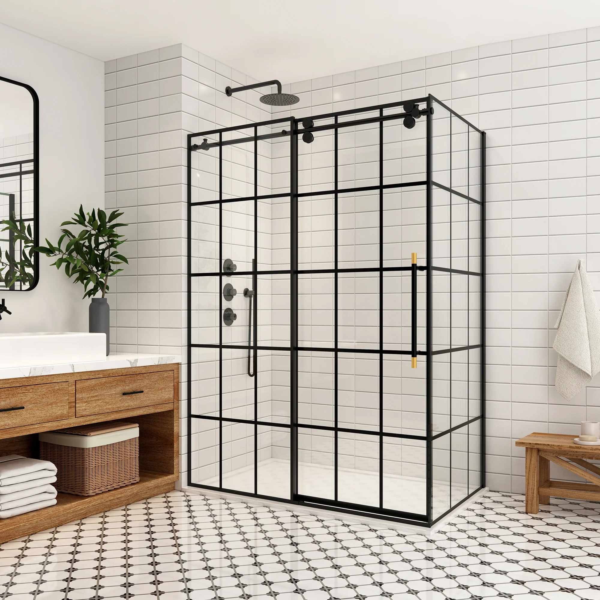 Stilvolle Badezimmer mit Glasduschen Krefeld von Glasbau West