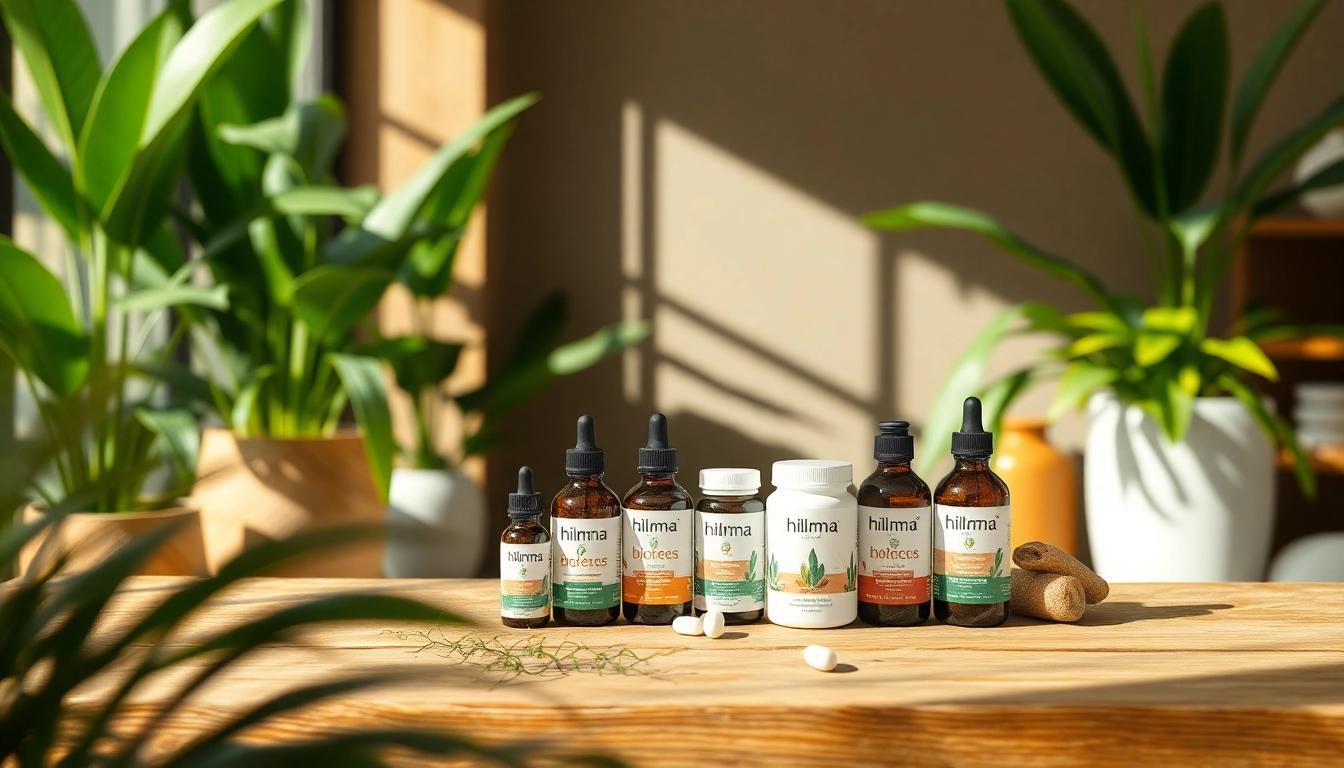 Das hilma biocare Produkt in einer einladenden Wellness-Umgebung mit warmen Erdtönen.