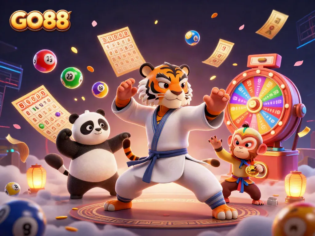 Engage with GO88 by winning big with colorful lottery visuals and dynamic game elements.
