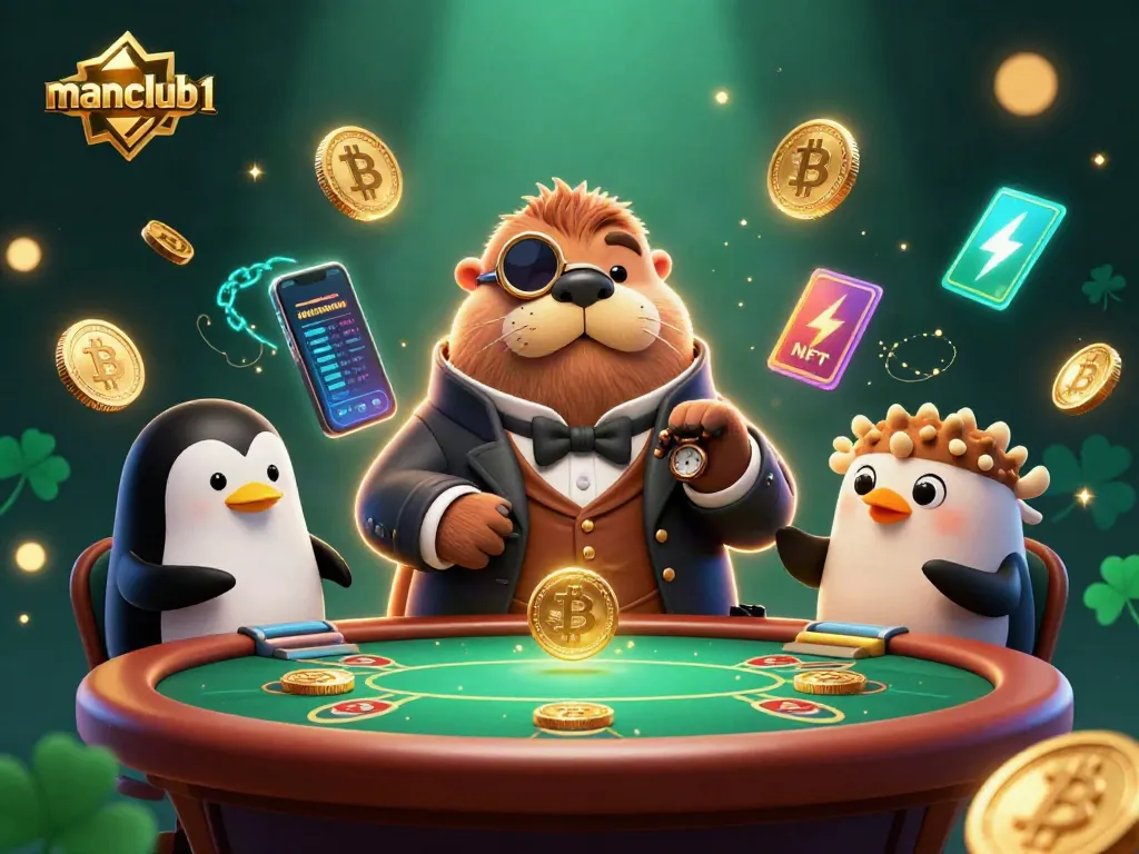 Experience excitement at manclub1 with our 3D underwater poker table featuring a jolly walrus and friends.