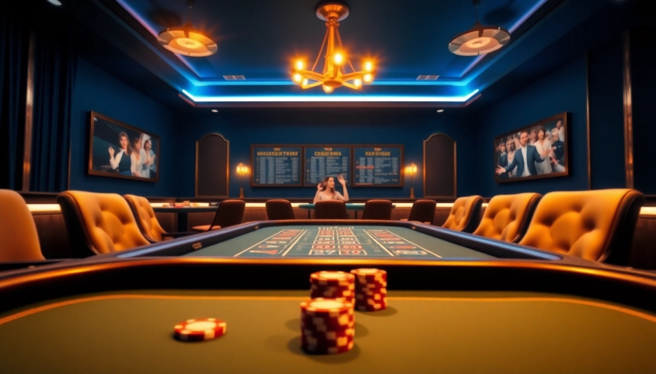 Play and win in an exciting online casino ohne lizenz experience with vibrant gaming tables and luxurious ambiance.