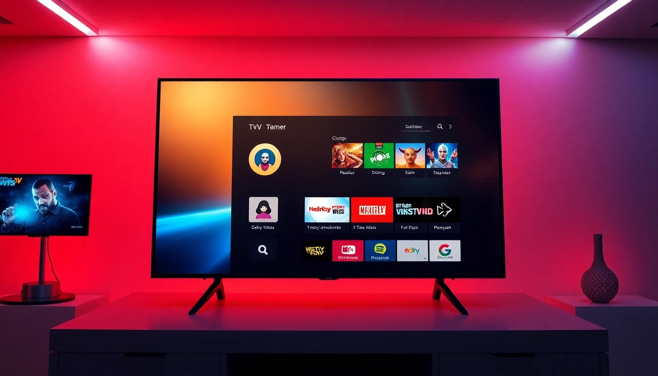 Experience seamless streaming with the intuitive IPTV Smarters Player interface showcasing HD content options.