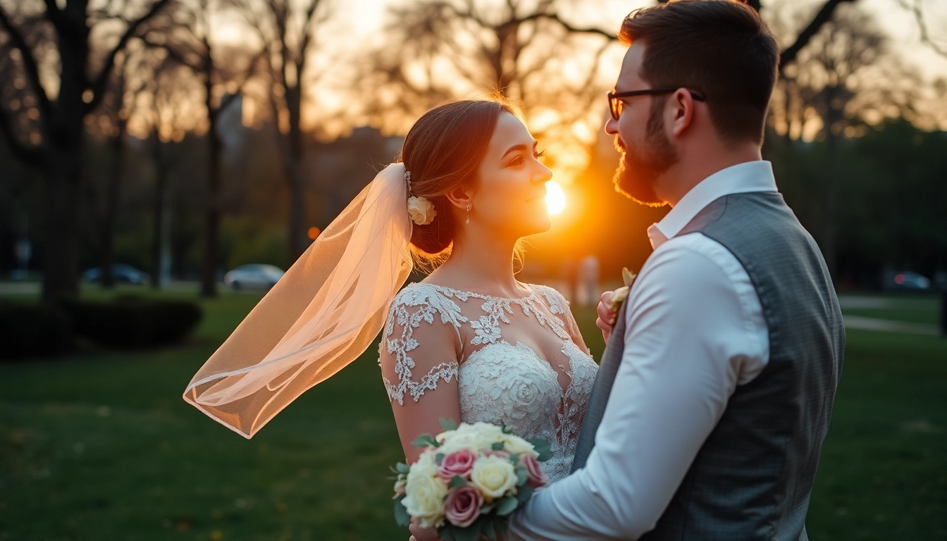 Hochzeitsfotograf Berlin fängt emotionale Momente eines Paares im Stadtpark ein.