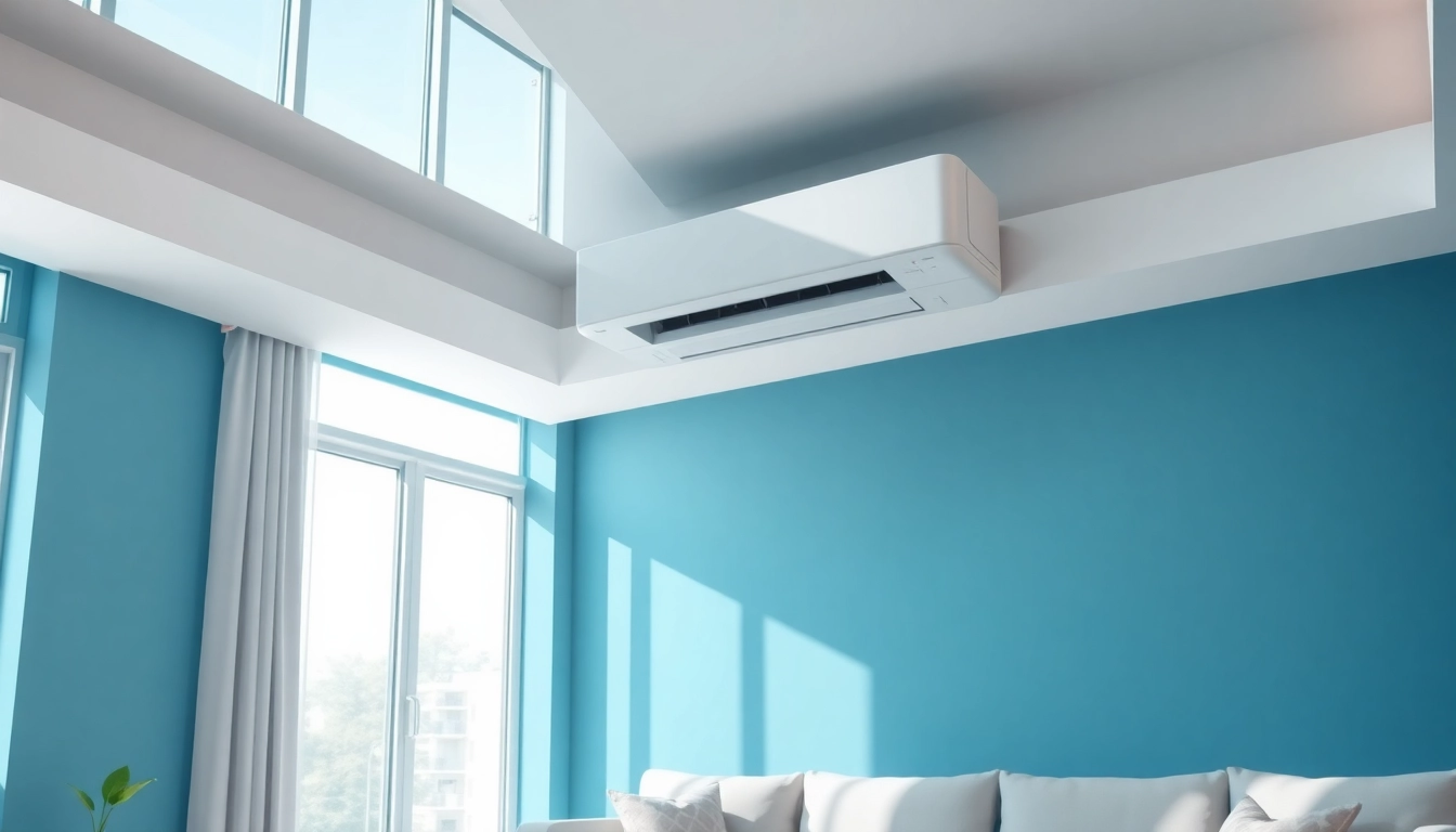 Efficiently Klimaanlagen installieren lassen in a contemporary living space with modern décor.