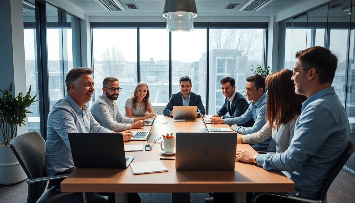 Professionelle Personalberatung im Vertrieb während einer Besprechung zeigt Teamarbeit und Engagement.