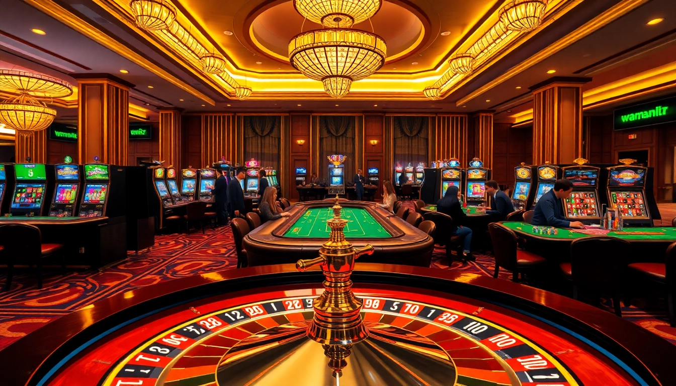 Experience the thrilling atmosphere of gambling at https://mm88.press/ with vibrant casino tables and players.