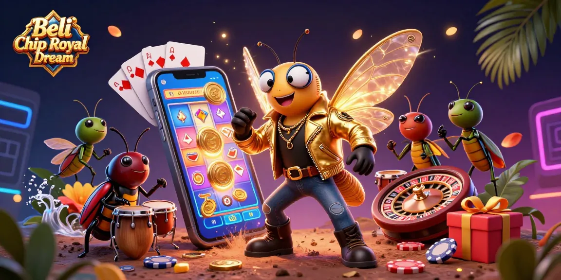 Beli Chip Royal Dream dengan proses cepat dan aman sambil menikmati ilusi 3D penuh warna.